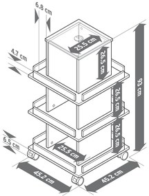Police s úložným priestorom
