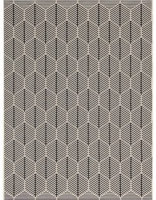 Koberec Cottage black/beige 200x290cm