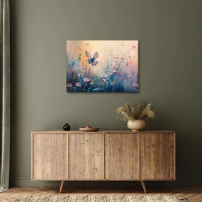 Obraz - Lúka s motýľom II. (70x50 cm)