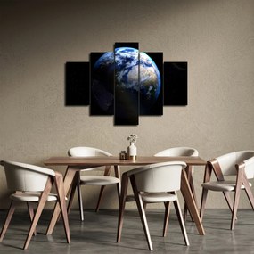 Obraz Zeme a Mesiaca (150x105 cm)