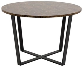 Jedálenský stôl Amble hnedý mramor