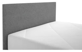 Čalúnená posteľ s úložným priestorom a matracom DARIA 120x200 cm sivá