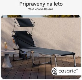 InternetovaZahrada Záhradné lehátko Ibiza - antracit