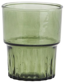 MADAM STOLTZ Pohár na vodu Colors 200 ml Zelená