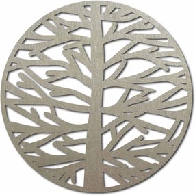 Sentop - Obraz na stenu strom MRLVEN: Prírodná preglejka - Topoľ  natural Rozmer  40 cm 4014-55712 PR0372 plywood tree of life