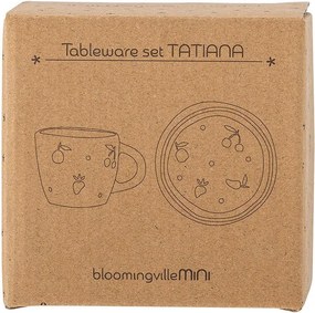 Kameninová detská jedálenská súprava 2 ks Tatiana – Bloomingville Mini