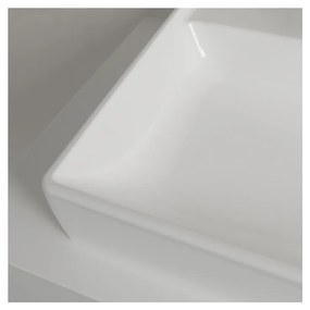 Villeroy & Boch COLLARO - Umývadlo 600x470x160 mm, s prepadom, biela Alpin CeramicPlus 4A336GR1