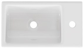 Voľne stojaca skrinka s umývadlom Houseland Ruvin 46 cm sivá