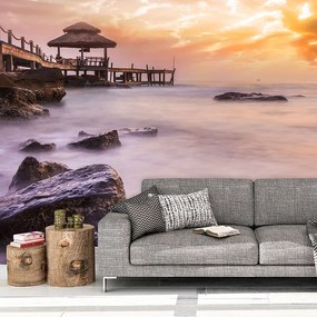 Sablio Tapeta Hmla nad morom - 125x75 cm
