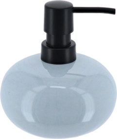 Dávkovač mydla Laveo, modrá/s čiernymi prvkami, 400 ml