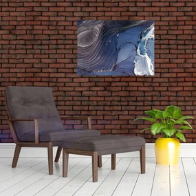 Obraz - Mramorovaný atrament (70x50 cm)