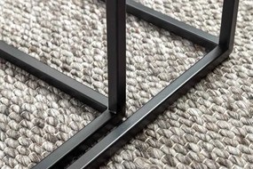 Sada konferenčných stolíkov Quillon 45 cm čierna
