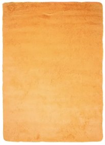 Plyšový koberec TOP - HORČICOVO ŽLTÝ