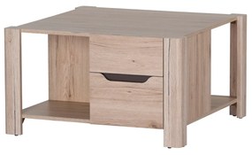 Konferenčný stolík Dessum 41 (dub sanremo + hnedá). Akcia -21%. Vlastná spoľahlivá doprava až k Vám domov. 1068136