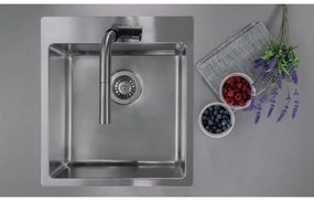Deante ZPO_010A - Kuchynský drez OLFATO 50,5x45 cm kefovaná oceľ