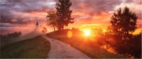 Obraz - Jamnik, Slovinsko (120x50 cm)