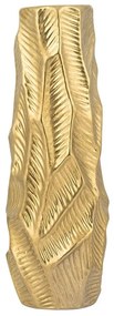 Kamenina Dekoratívna váza 37 Zlatá ZAFAR Beliani