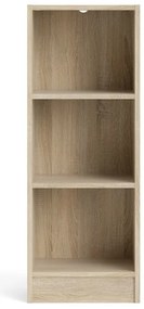Knižnica v dubovom dekore Tvilum Basic, 41 x 107 cm