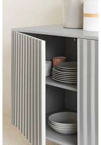 Sivá nízka komoda 159x80 cm Sierra – Teulat