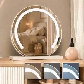 BRILAGI - LED stmievateľné zrkadlo na líčenie CALIFORNIA LED/14W/230V 44x40 cm biela