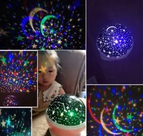 BERGE LED nočný projektor - viac variant