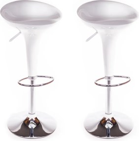 2x Barová stolička Hawaj CL-1213 biela