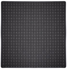 Kusový koberec Udinese antracit štvorec, 200x200, šedá, chodba / predsieň, Condor Carpets