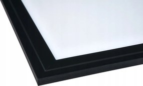 BERGE LED panel čierny 60 x 60cm - 50W - 4700Lm - neutrálna biela