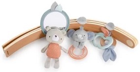 Ingenuity - Detská hracia deka LOAMY mint/šedá