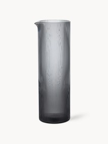 Ručne fúkaná karafa's reliéfnym vzorom Ripple, 1,1 l
