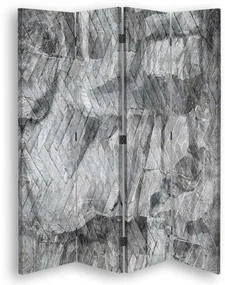 Gario Paraván Serenity of gray Rozmery: 145 x 170 cm, Prevedenie: Otočný paraván 360°