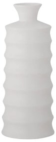 Bloomingville Kameninová váza Kip 8x20,5 cm bílá