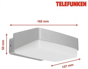 Telefunken 312204TF - LED Vonkajšie nástenné svietidlo LED/14W/230V IP44