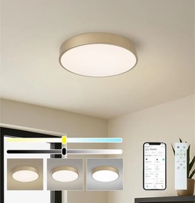 BRILAGI-LED Stmievateľné svietidlo POOL SMART LED/48W/230V 40 cm Wi-Fi Tuya zlaté + diaľkový ovládač