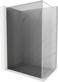 Mexen Kioto-F, sprchová zástena s rámom 100 x 202 cm, 8 mm šedé sklo, oceľový profil, 800-100-104-97-40