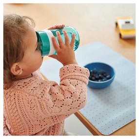 Svetloružový tritanový detský hrnček 300 ml Flowers &amp; butterflies – Mepal