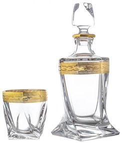 BOHEMIA QUADRO RICH GOLD WHISKY SADA 1+6 KS