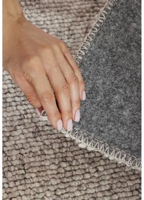 Sivokrémový prateľný koberec 160x230 cm Rocco Dark Cream – Elle Decoration