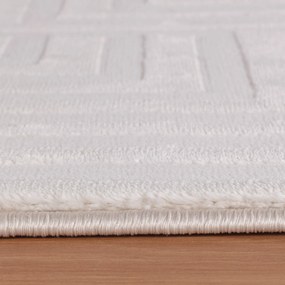 Ayyildiz, Behúň Sahara 1114 Cream, 80x250, biela, obývacia izba
