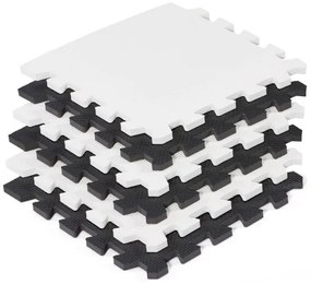 KINDERKRAFT - Penové puzzle LUNO 30ks čierna/biela