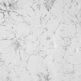 ZÁCLONA NA KRÚŽKOCH FEZA 140X250 CM BIELA