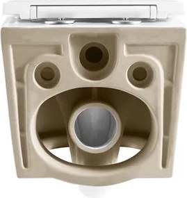 BPS-koupelny Podomietkový modul Geberit DuoFix s WC misou ELITE-WH-03 + ovládacie tlačidlo Delta 50 čierna mat