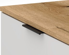 Předsíňová stěna Nordic 65 cm dub Evoke/bílá