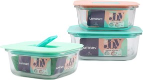 XXXLutz SADA SKLEN. DÓZ NA POTRAVINY 3-dielne Creatable - Online Only bytové doplnky - 007768079401