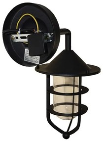 Vonkajšie nástenné svietidlo TAMA 1xE27/60W/230V IP44 čierna
