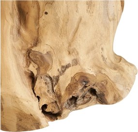 Okrúhly odkladací stolík z teakového dreva ø 40 cm Palena – House Nordic