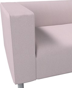 Poťah na sedačku Klippan (pre 4 osoby) farba produktu ružová látka zapletaná