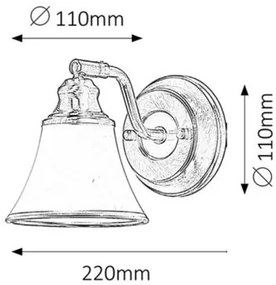 Rabalux GRANDO bodové svietidlo 6545