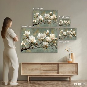 DUBLEZ | Veľký obraz na stenu - Kvety magnólie
