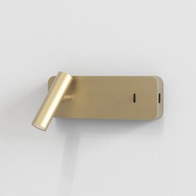 Astro Enna Surface USB nástenné LED, matné zlaté